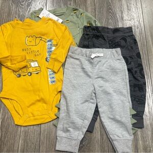 Carter's Yellow and Gray Kids Matching Set